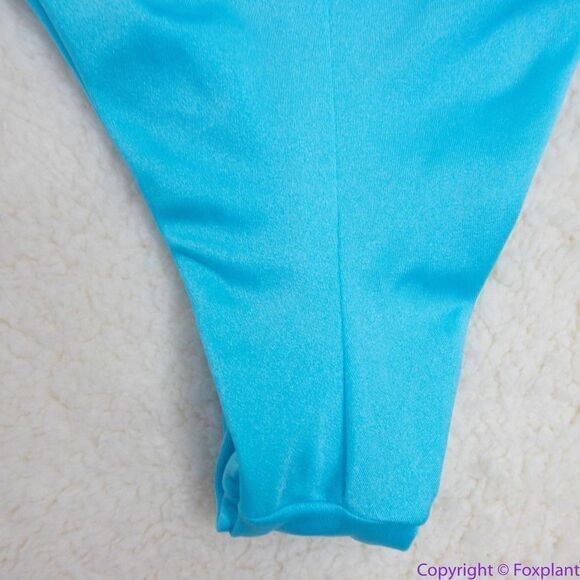 NEW Frankie's Bikinis sky blue bottom, L - Picture 13 of 16